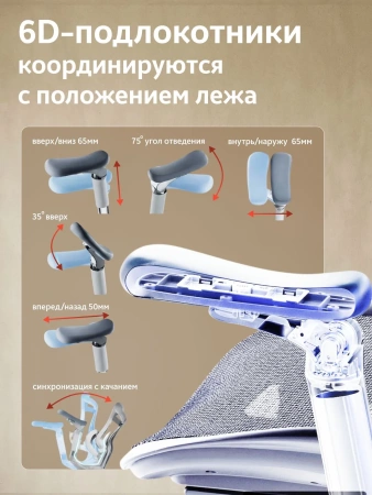 SIHOO Офисное кресло, серый5